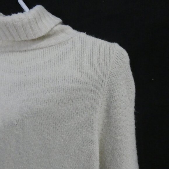 CLOCKHOUSE | UK size 12 | Cream Knit Turtleneck Sweater - Picture 12 of 16